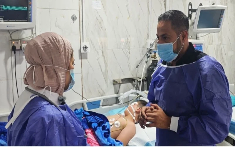طفل يدخل العناية المركزة بعد عضة كلب في ديالى